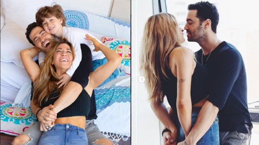 El domingo de Jimena Barón junto Momo y Mauro Caiazza