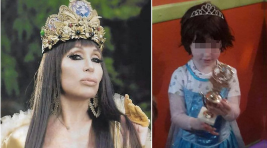 Moria Casán responde a las críticas en las redes por las fotos de su nieto vestido de princesa