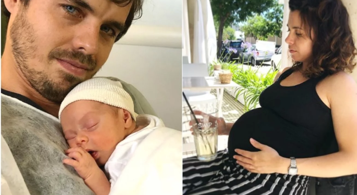 Benjamín Rojas presentó a su hija