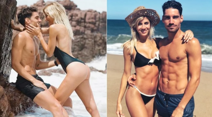 El saludo de cumpleaños de Cande Ruggeri a su novio