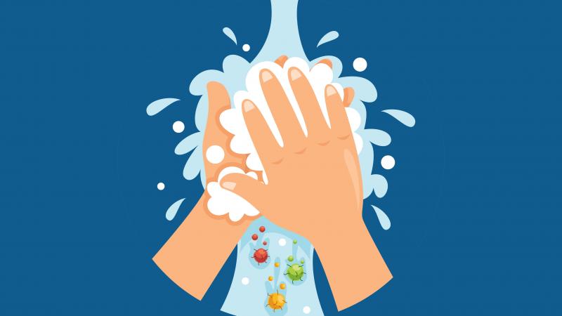 Formas creativas para lavarte correctamente las manos