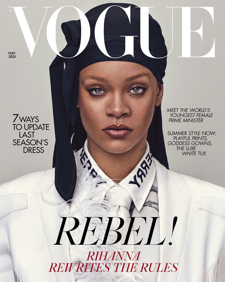 Rihanna es la portada de British Vogue de mayo