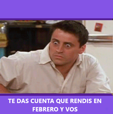 No llego más!