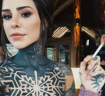 Cande Tinelli sorprendió con su nuevo tatuaje