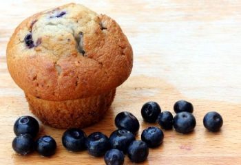Receta: Muffins de Arándanos