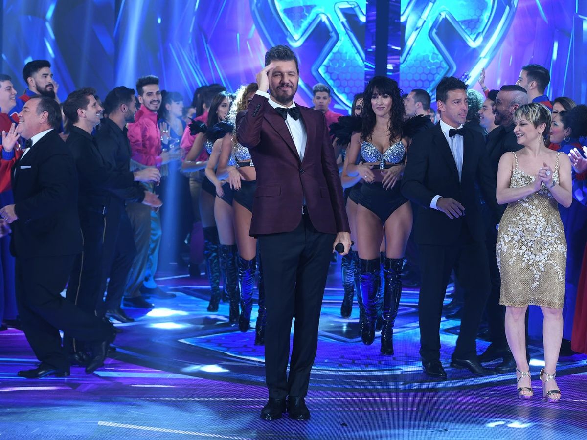 Tinelli y su emotivo discurso.
