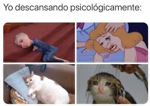 Cuando te dicen que la cuarentena es para descansar psicológicamente