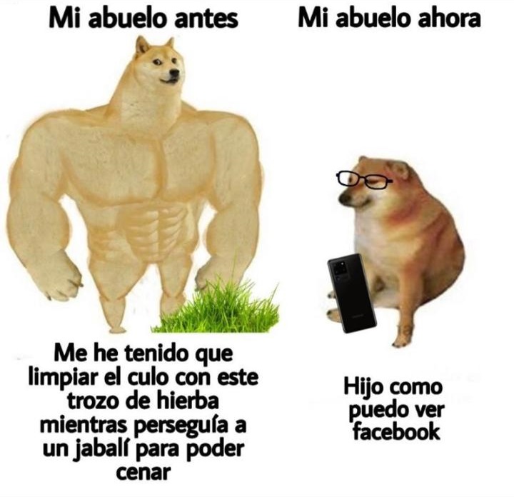 Mi abuelo cuando tenía mi edad vs yo actualmente