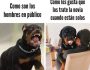 Los hombres en público vs en privado