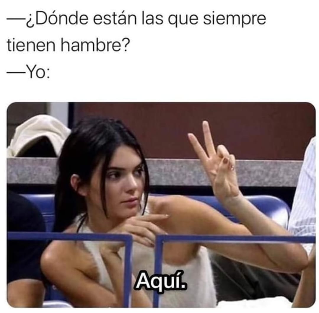 Cuando pierdes todo, menos el apetito