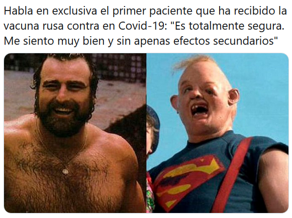 El resultado de la vacuna rusa