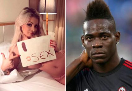 Balotelli quedó en off-side