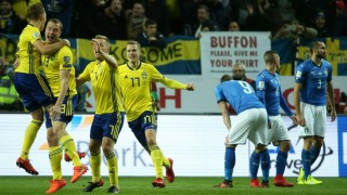 Italia cayó con Suecia y quedó con un pie afuera del Mundial