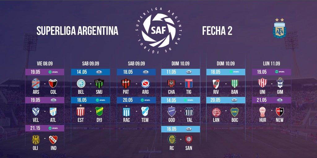 segunda fecha