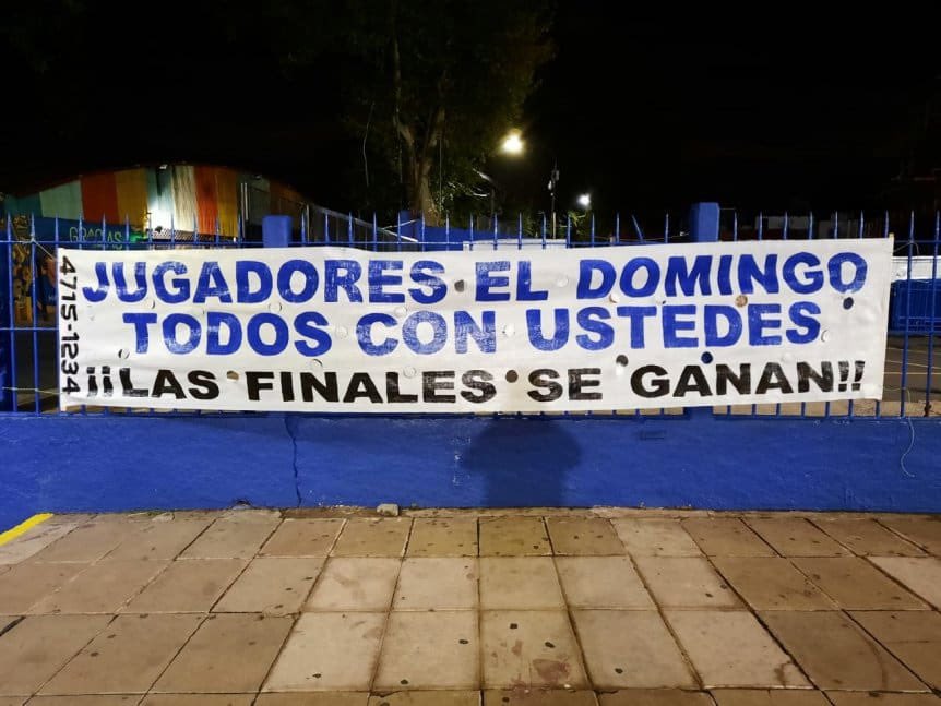 Pasacalles en la Bombonera