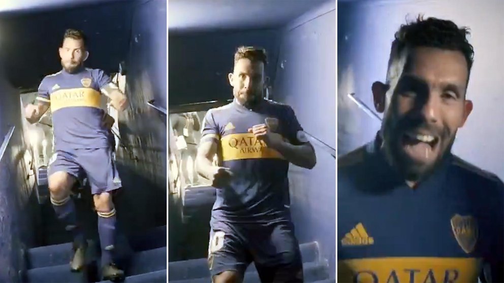 El festejo de Tevez a lo Gallardo