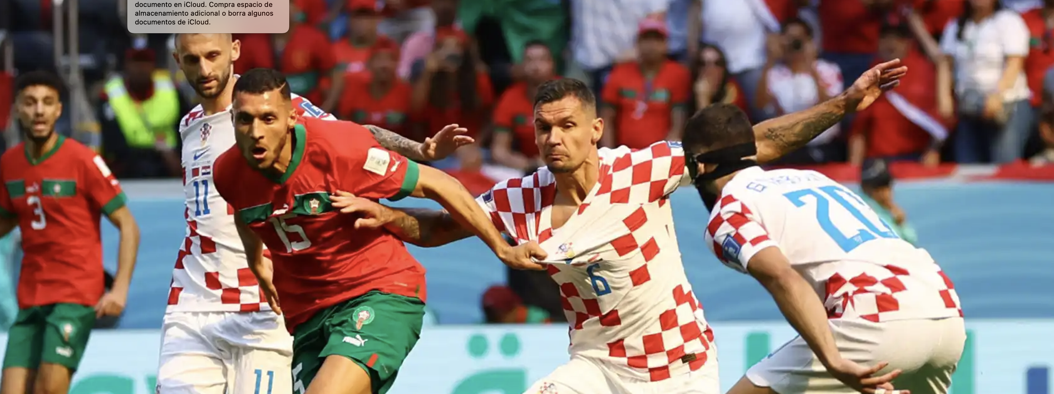 Croacia empató con Marruecos