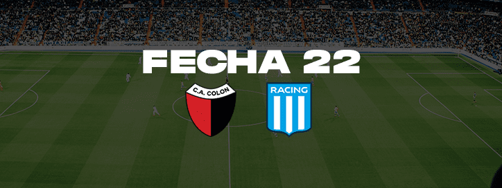 Colón Santa Fe (0) – Racing Club (3) El gol de Nicolás Oroz