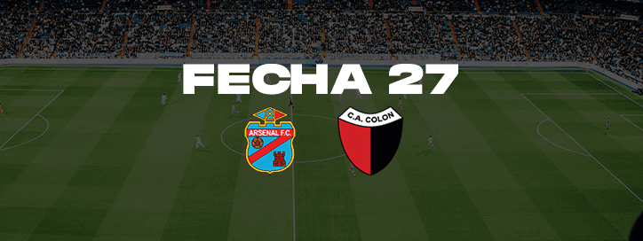 Arsenal de Sarandí (1) – Colón Santa Fe (0) Gol en contra de Paolo Goltz