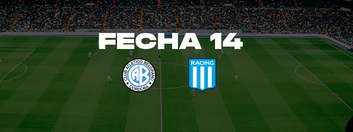 Belgrano (0) – Racing Club (2) El gol de Adrián Martínez