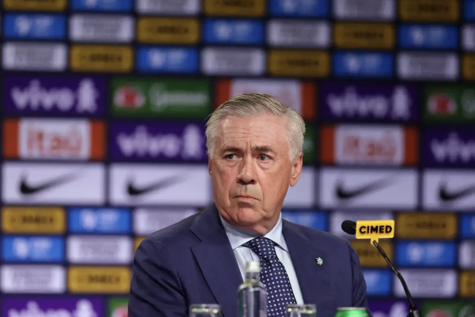 Ancelotti prepara varios cambios para la visita de Brasil a Bolivia