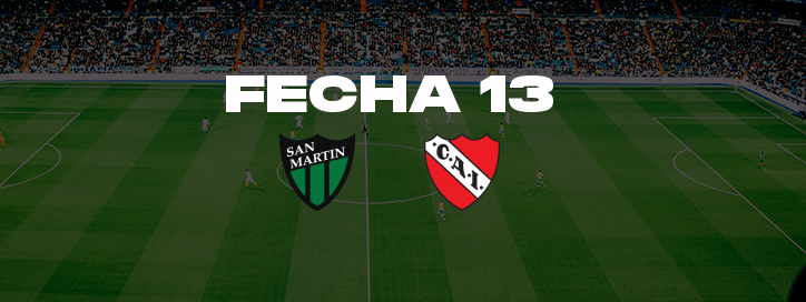 San Martín (SJ) (1) – Independiente (0) 19/10/2025 – Videogol: SMA 1 – IND 0