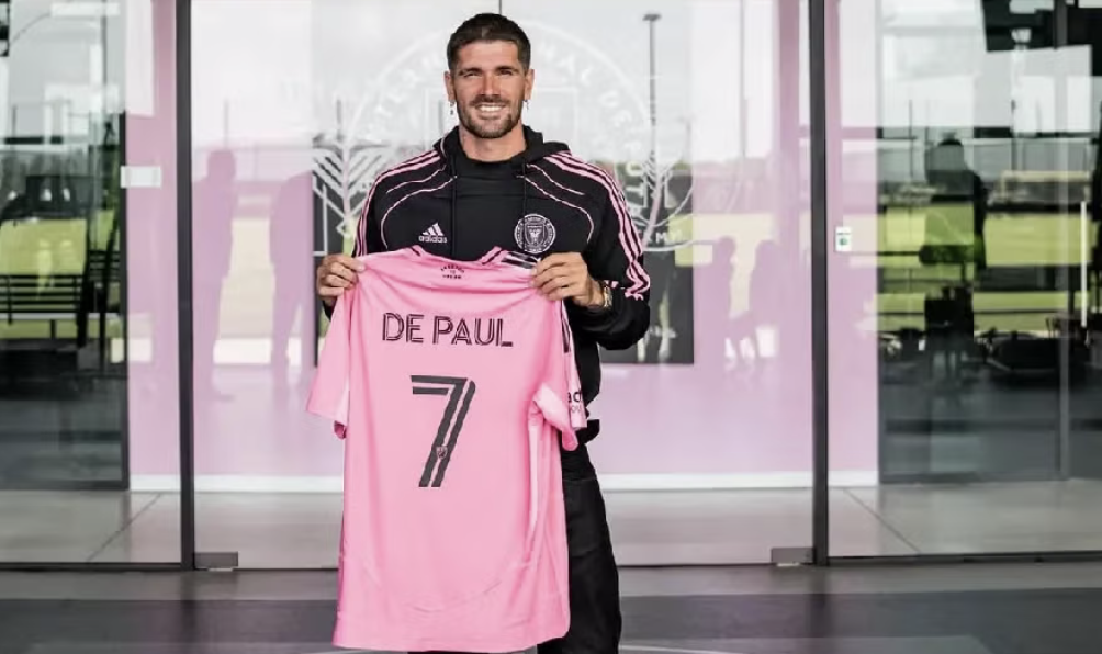 De Paul todavía no puede entrenar con Inter Miami