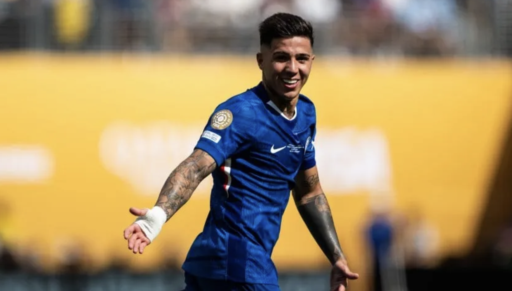 El guiño de Enzo Fernández a Real Madrid