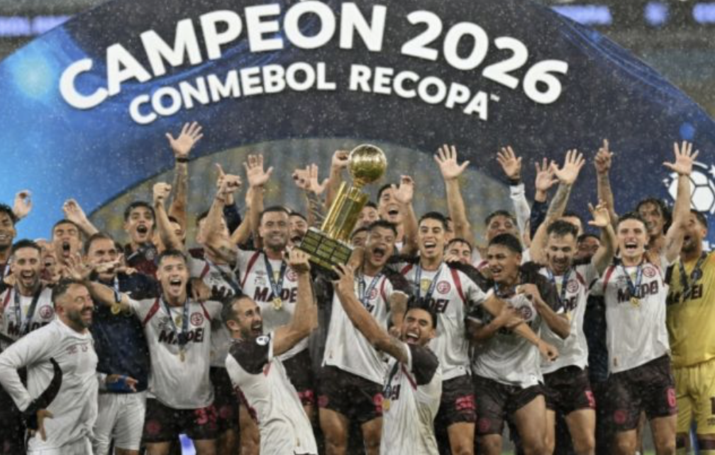 Lanús, el campeón de la Recopa Sudamericana