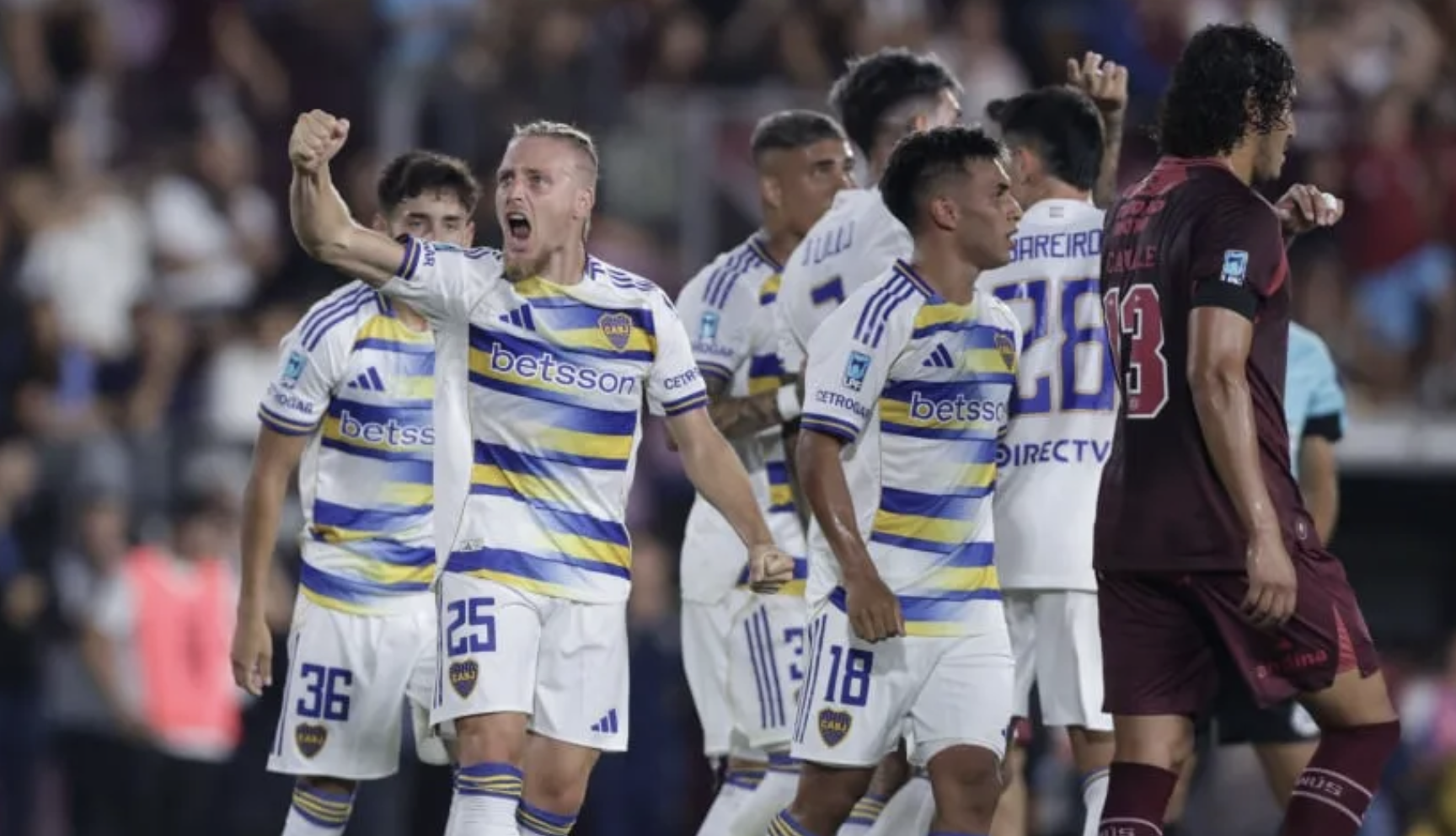 Boca se hizo fuerte en La Fortaleza y goleó a Lanús