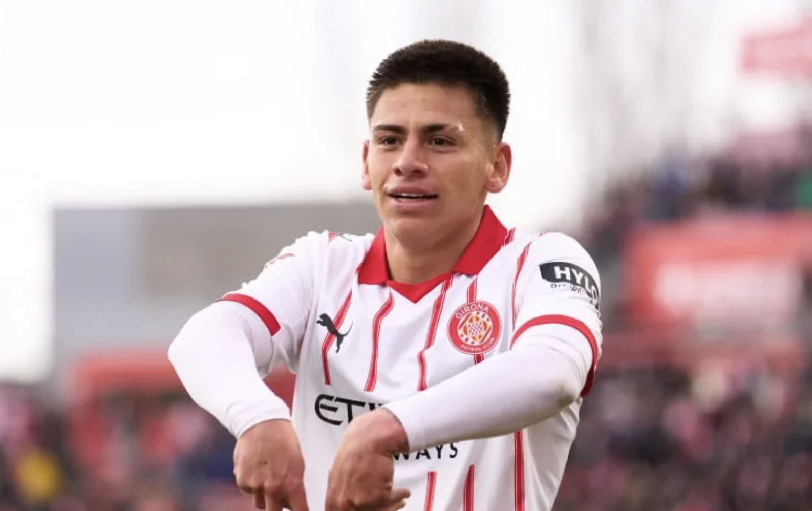 El fuerte respaldo del DT de Girona al Diablito Echeverri