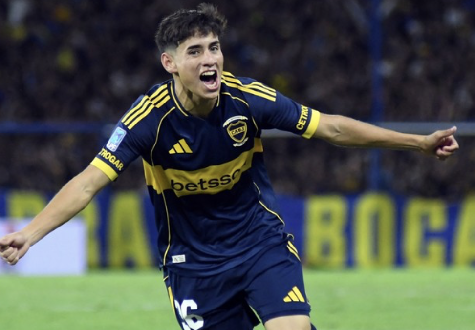 Tomás Aranda, el candidato en Boca a heredar la N°10 que dejó vacante Edinson Cavani