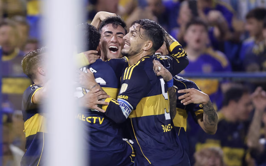 Boca goleó 3-0 a Barcelona de Ecuador por la Copa Libertadores en la previa del Superclásico