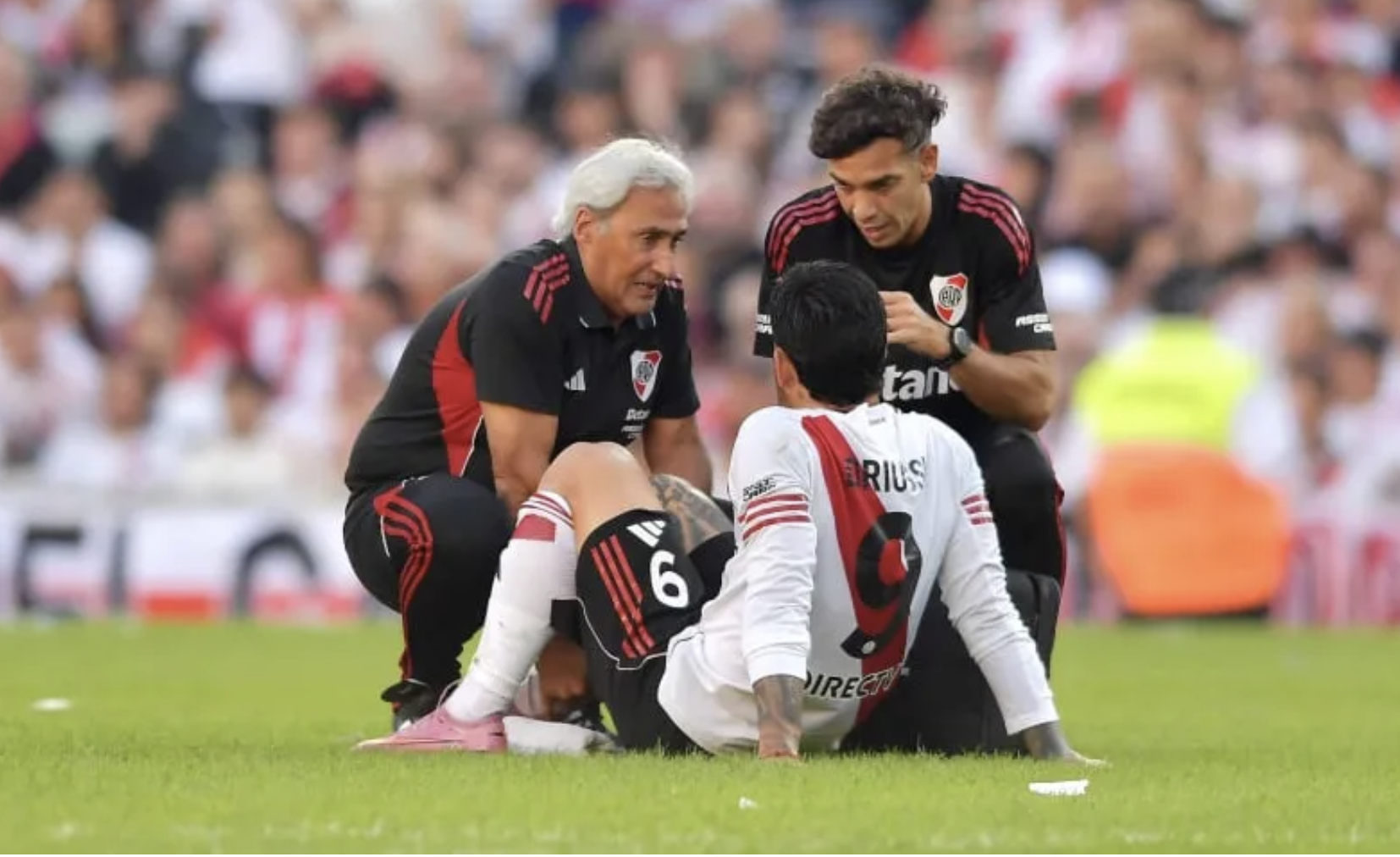 Se confirmó la lesión de Driussi: el cuarto desgarro desde su vuelta a River