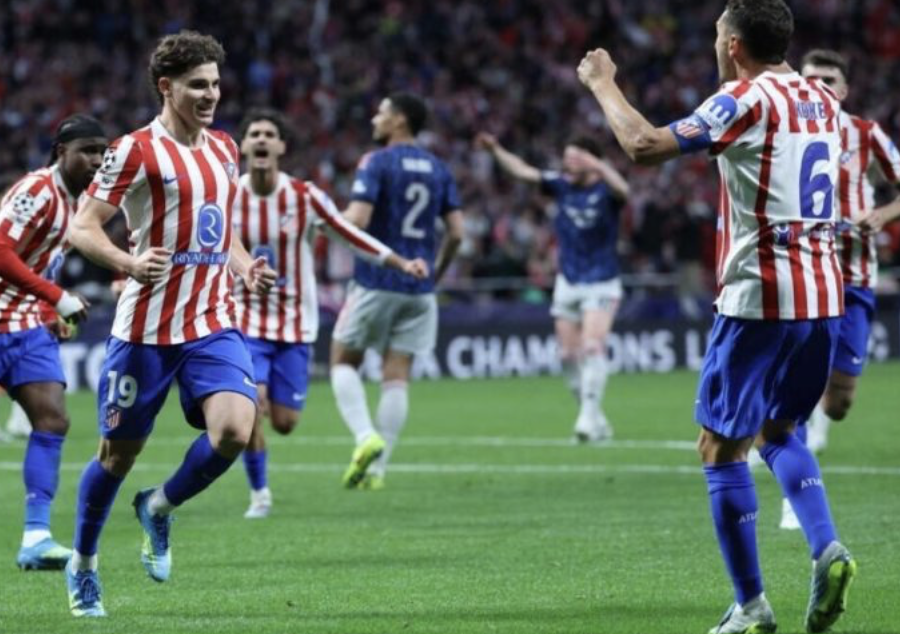 Atlético de Madrid empató 1-1 ante Arsenal por la ida de las semifinales de la Champions League