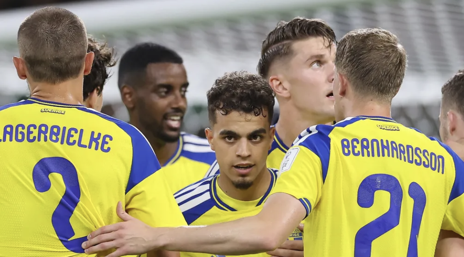 Suecia goleó a Túnez por 5-1 y se quedó con la cima del grupo F del Mundial
