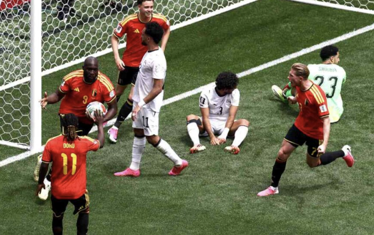 Bélgica se despertó y se lo empató a Egipto