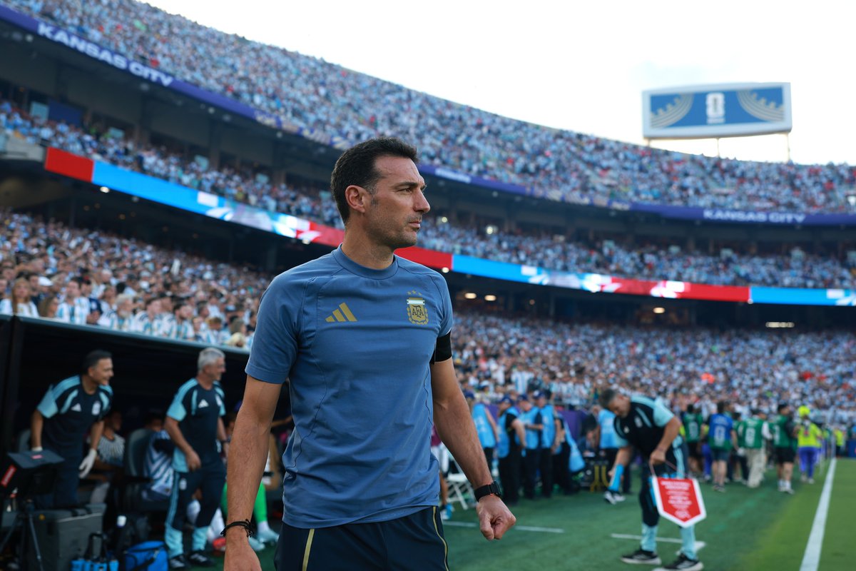 La Selección Argentina se entrenó por última vez en Kansas City y Scaloni no dio indicios del equipo