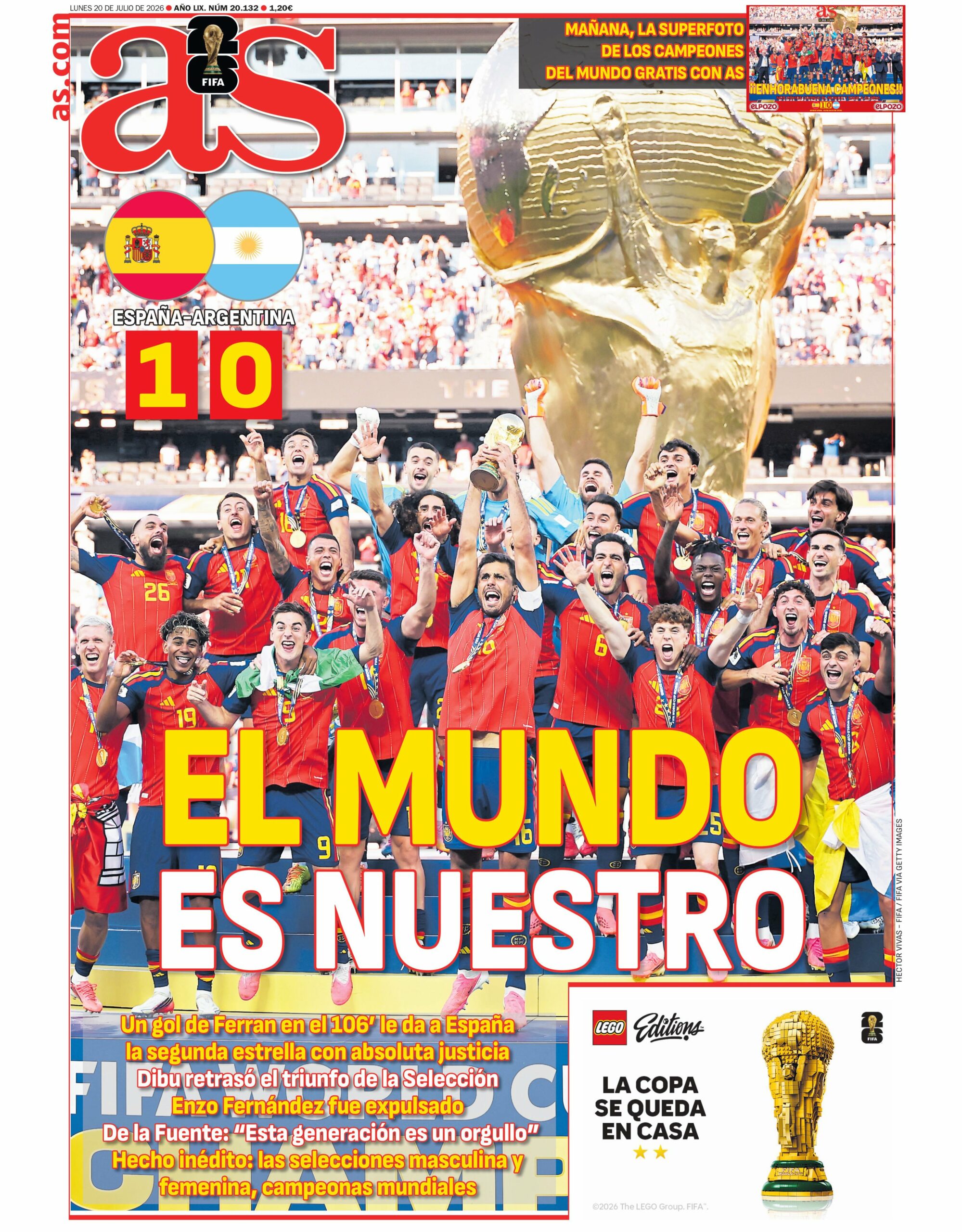 Las tapas españolas tras el título mundial