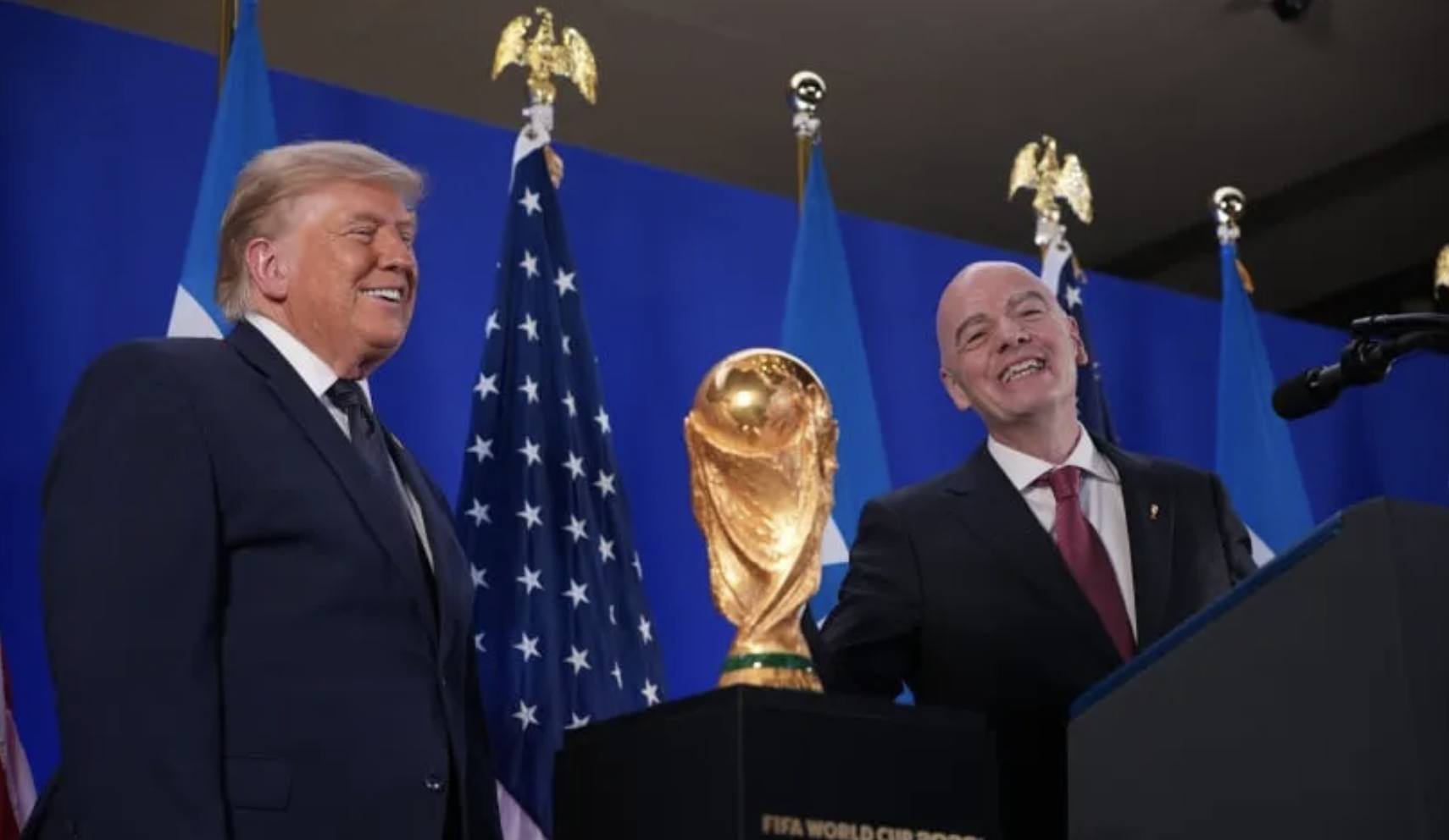 Trump salió en defensa de Infantino en medio de la crisis de la FIFA: “Sería un terrible error reemplazarlo”