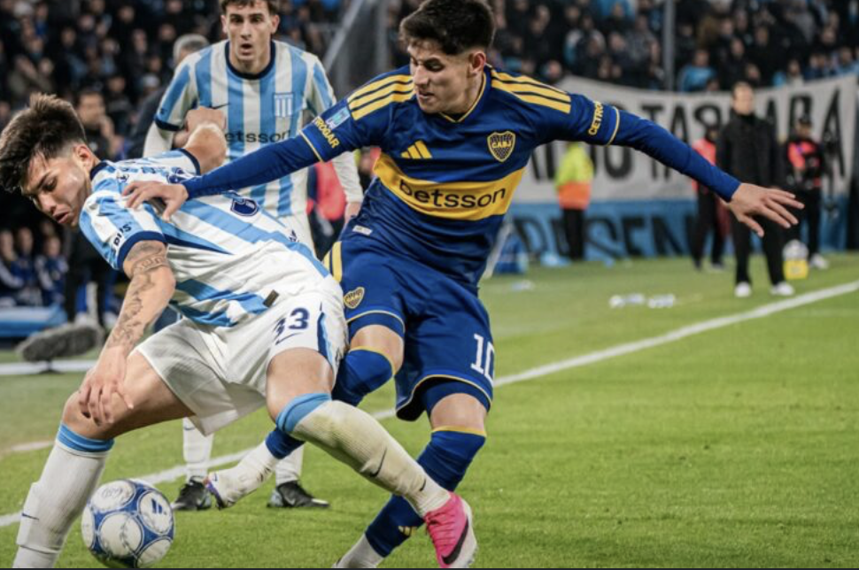 Boca Juniors y Racing Club empataron 1-1 en Avellaneda por el clásico de la fecha 6 del Torneo Clausura