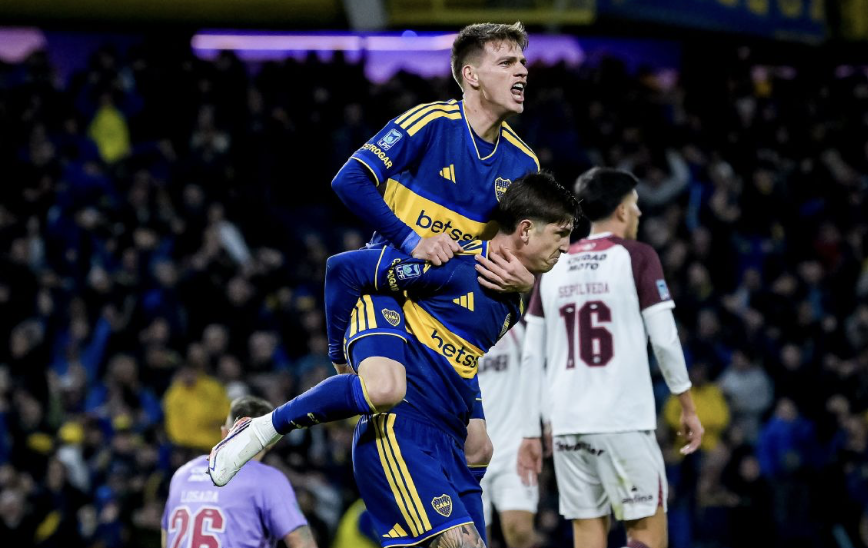 Agónica victoria de Boca frente a Lanús