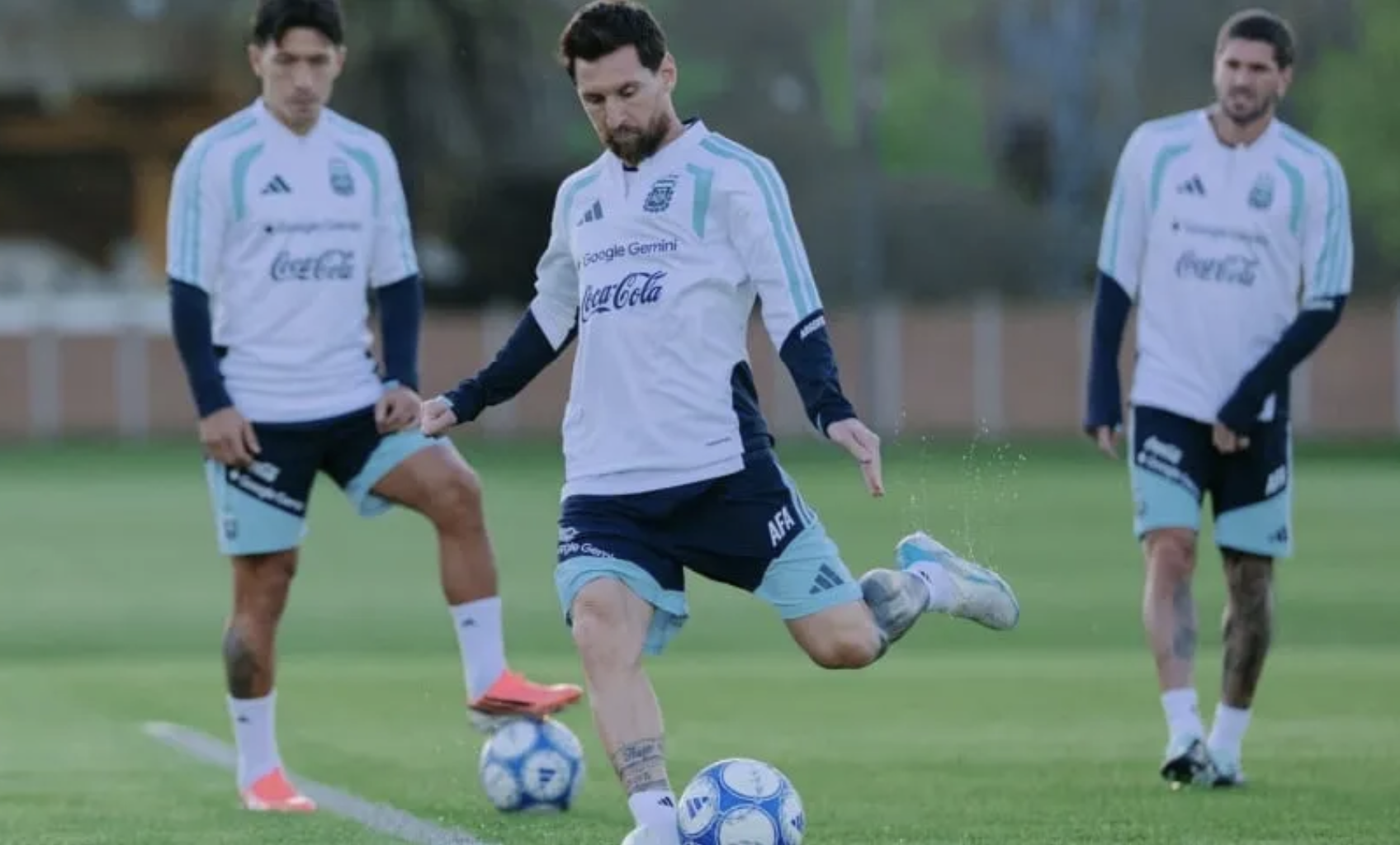 Messi, ante su última práctica con la Selección Argentina