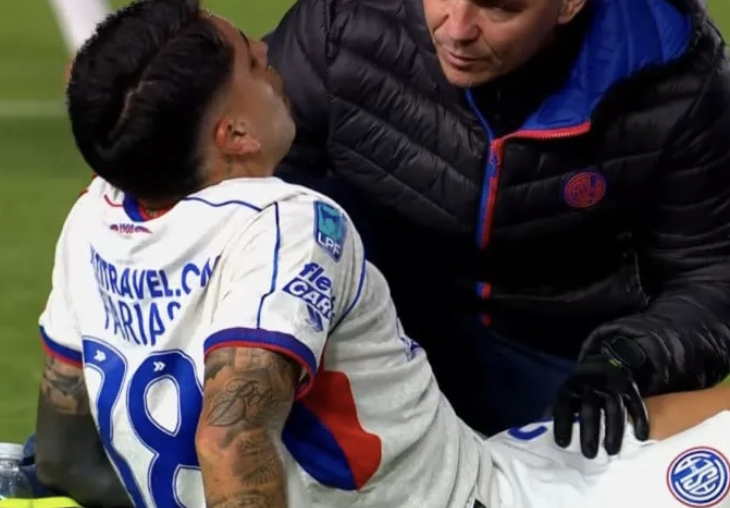 Farías tiene un esguince de rodilla y llevó tranquilidad a San Lorenzo: “Pedí el cambio para prevenir”