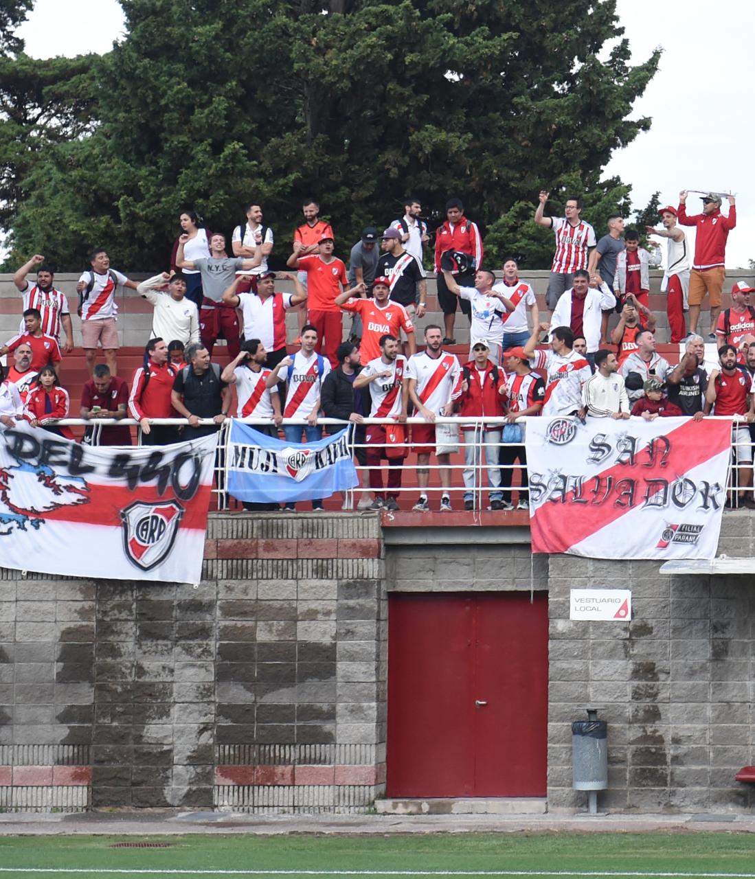 Entrenamiento en River a puertas abiertas