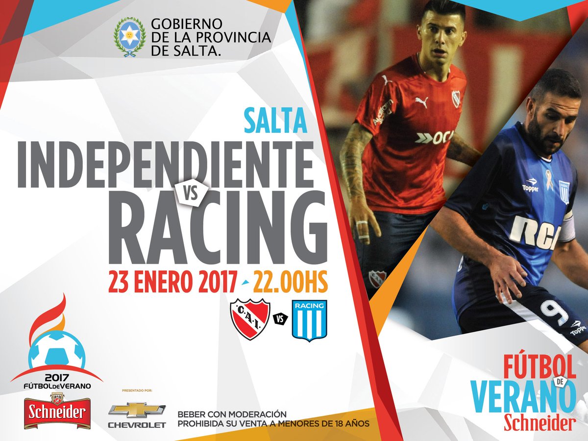 Racing-Independiente en Salta