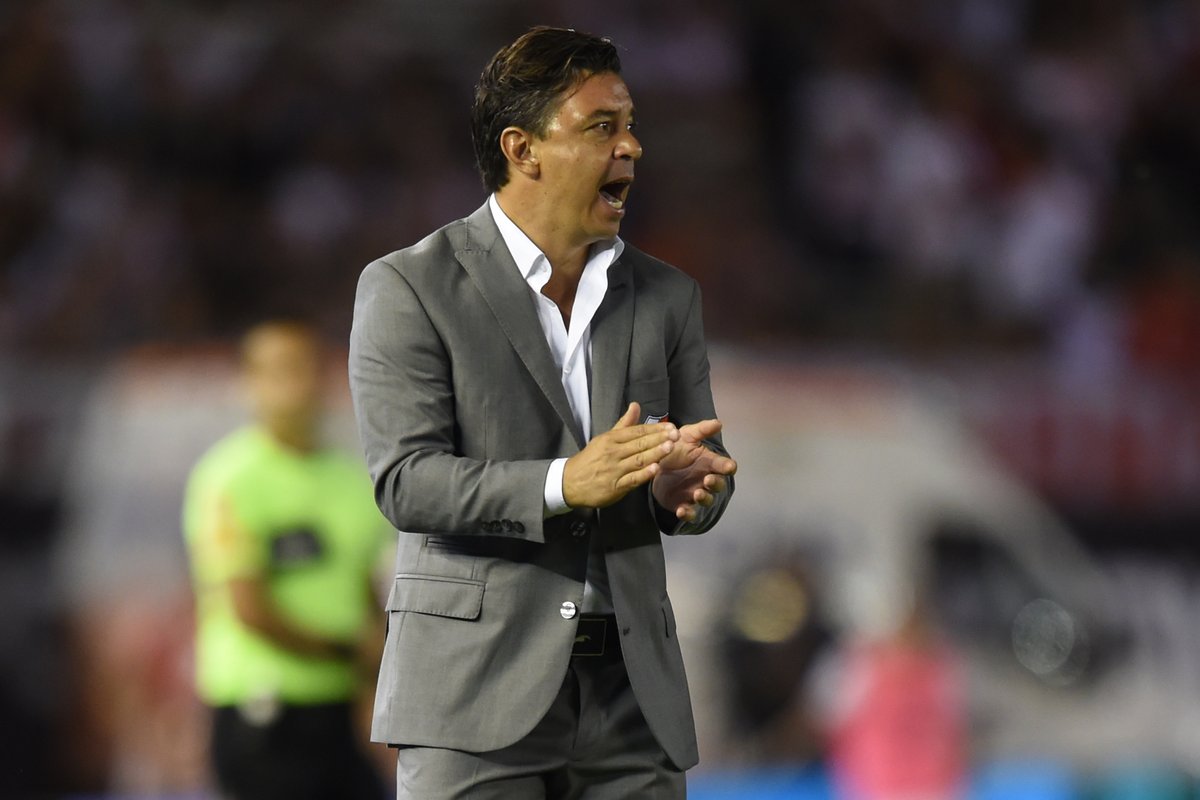 Gallardo sonríe por la vuelta de jugadores