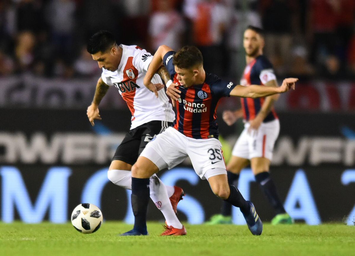 River y San Lorenzo igualan en un flojo primer tiempo