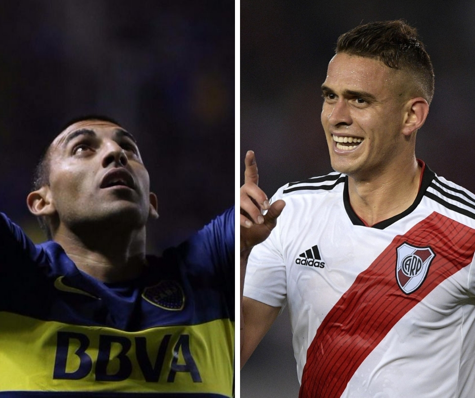 Wanchope y Borré, dos delanteros a temer