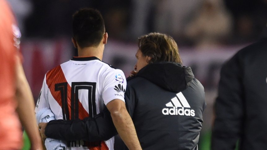 Scocco evoluciona y Gallardo prende velas por el Pity